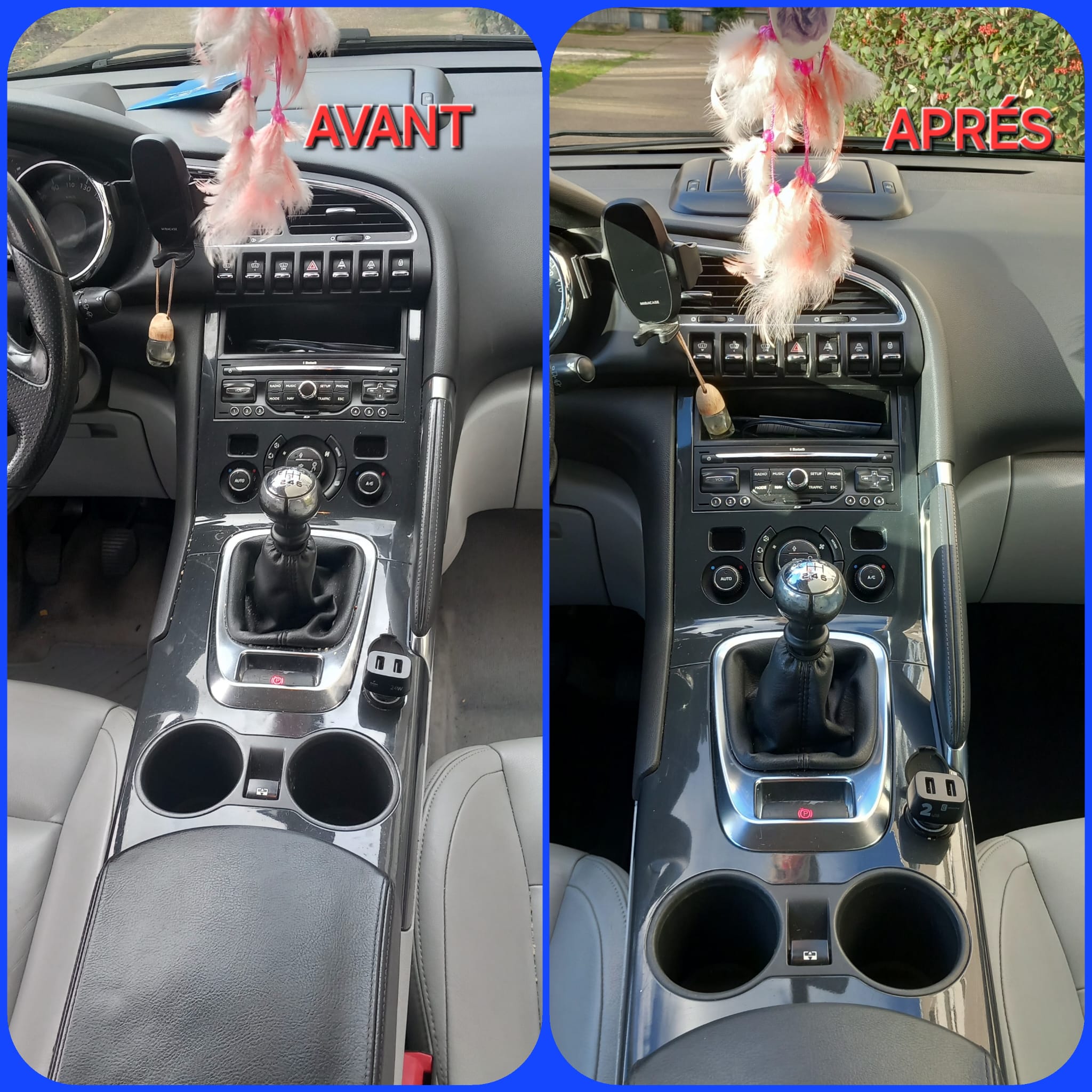 Canapé entièrement nettoyé par Kassclean, résultat impeccable et tissu comme neuf